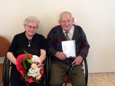 Fryderyk Pałetko z żoną Ireną 